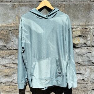 Outdoor Voices hoodie size xl blue heather sun faded performance mid weight